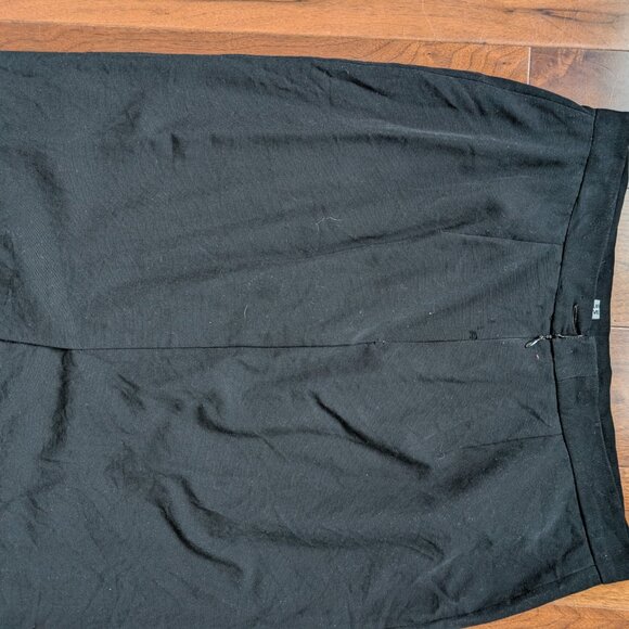 Vintage VTG 100% wool black skirts (flawed) - Picture 4 of 7